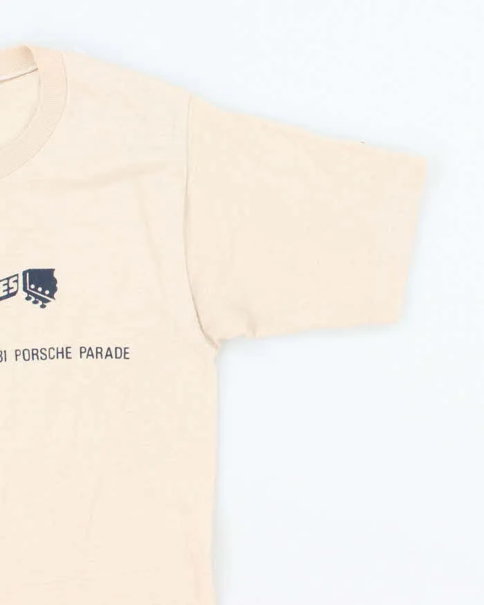 Vintage 80s Porche Parade Single Stitch T-shirt - S sold by Rokit product image thumbnail 4
