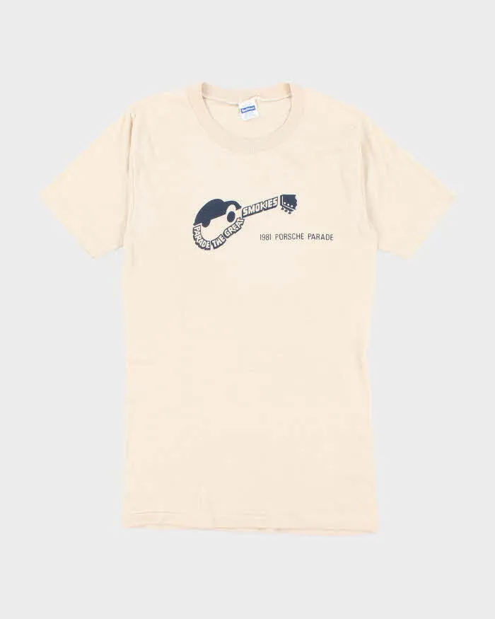 Vintage 80s Porche Parade Single Stitch T-shirt - S sold by Rokit