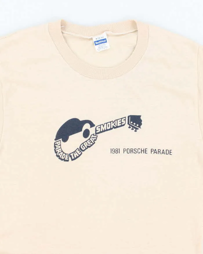 Vintage 80s Porche Parade Single Stitch T-shirt - S sold by Rokit product image thumbnail 3