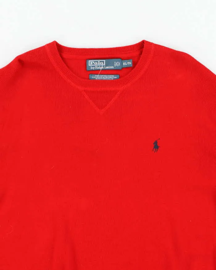 Vintage 90's Ralph Lauren Small Horse Long Sleeve Knit Jumper - XL sold by Rokit product image thumbnail 3