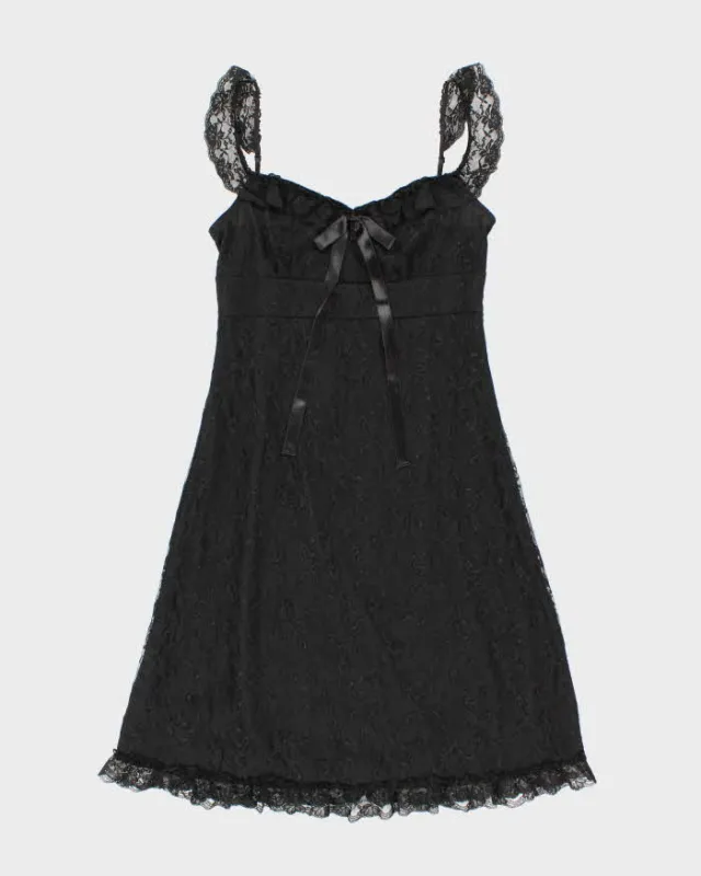 Vintage Y2k 00s Pazars Lace Dress - S sold by Rokit