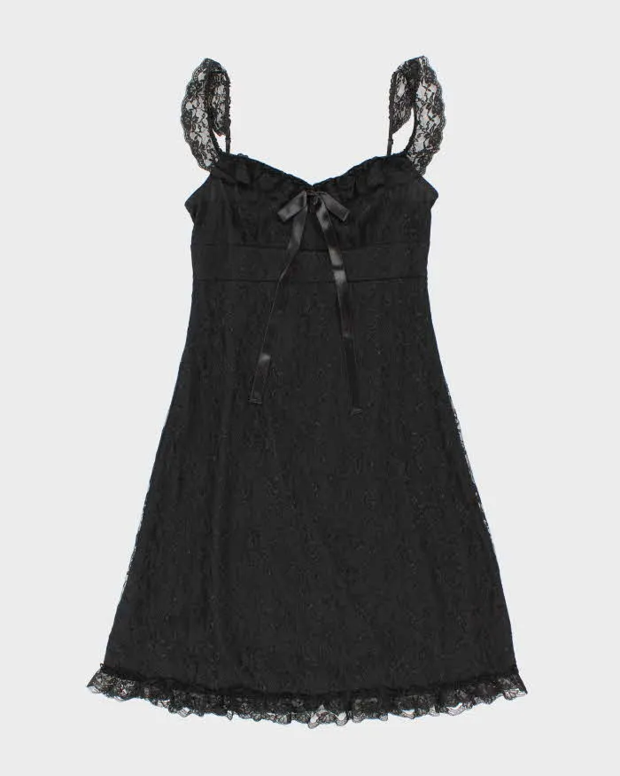 Vintage Y2k 00s Pazars Lace Dress - S sold by Rokit