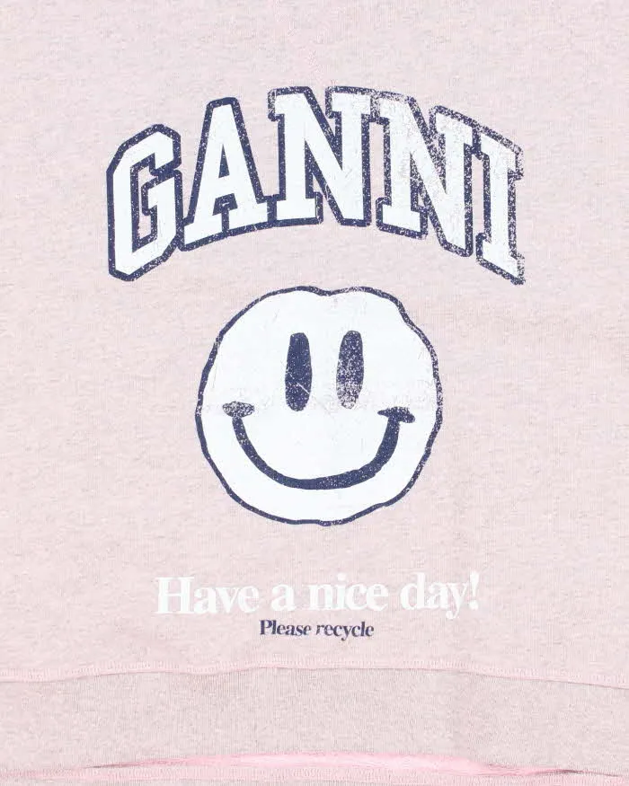 Ganni Have A Nice Day Oversized Sweatshirt - XS sold by Rokit product image thumbnail 3