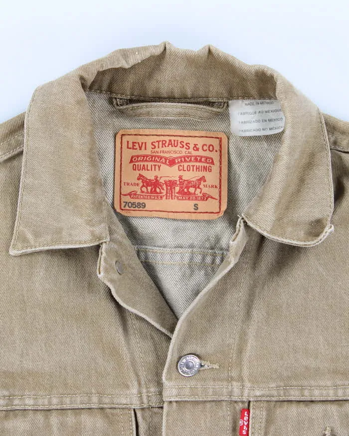 Vintage 2000's Levi's Brown Denim Jacket - S sold by Rokit product image thumbnail 5