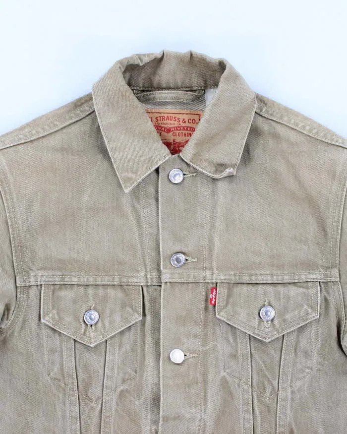 Vintage 2000's Levi's Brown Denim Jacket - S sold by Rokit product image thumbnail 3