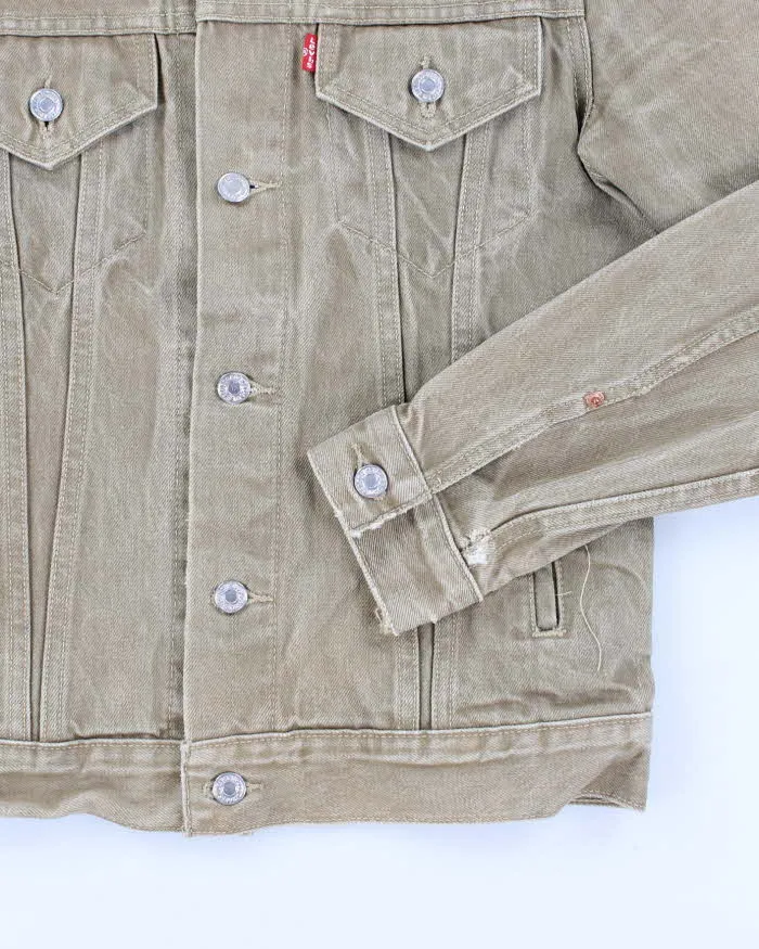 Vintage 2000's Levi's Brown Denim Jacket - S sold by Rokit product image thumbnail 4