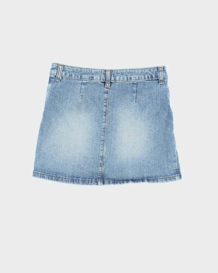 Vintage Y2k 00s Le Chateau Denim Mini Skirt - XS sold by Rokit product image thumbnail 2