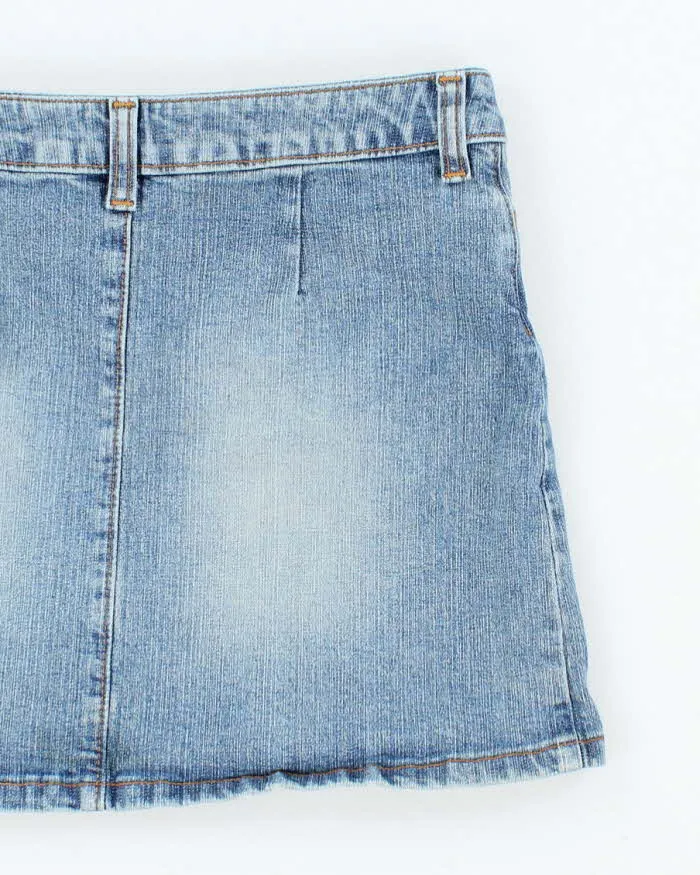 Vintage Y2k 00s Le Chateau Denim Mini Skirt - XS sold by Rokit product image thumbnail 4