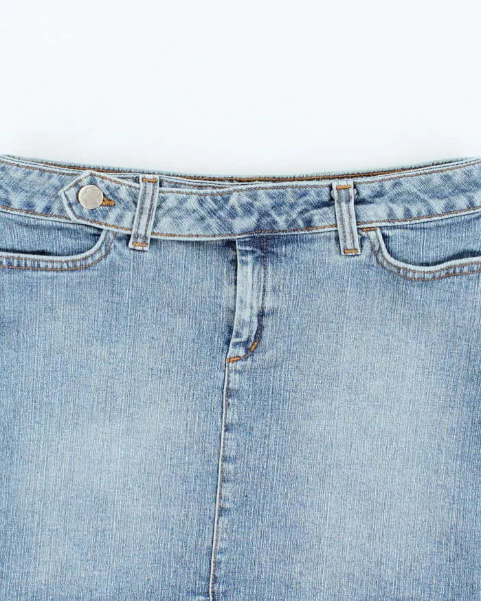 Vintage Y2k 00s Le Chateau Denim Mini Skirt - XS sold by Rokit product image thumbnail 3