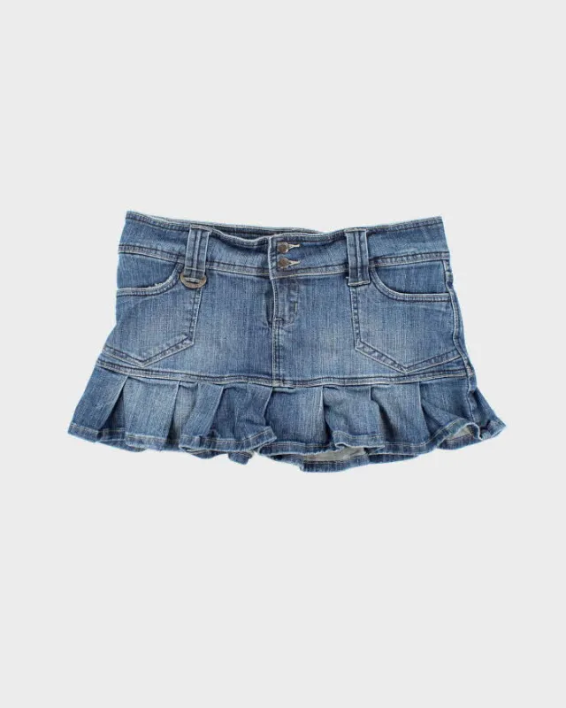 Vintage Y2k 00s Garage Denim Skort - S sold by Rokit