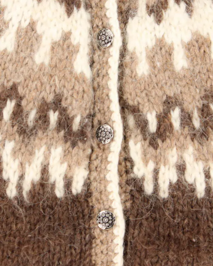 Vintage Handmade Chunky Wool Blend Cardigan - XL sold by Rokit product image thumbnail 5