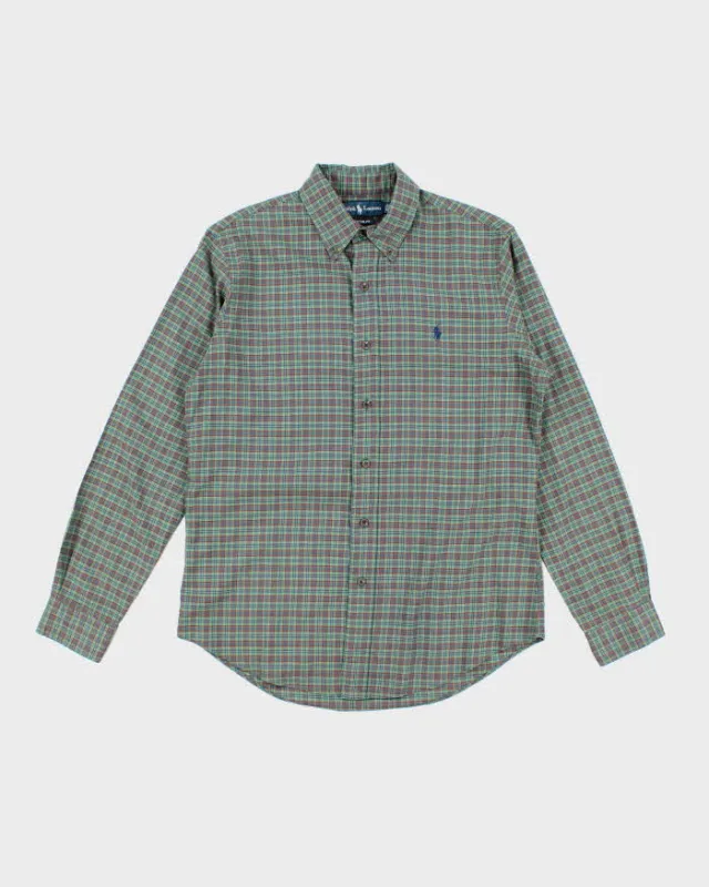 Vintage Ralph Lauren Check Long Sleeve Shirt - M sold by Rokit