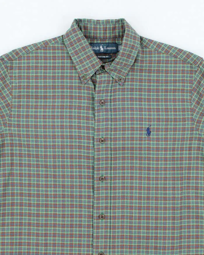 Vintage Ralph Lauren Check Long Sleeve Shirt - M sold by Rokit product image thumbnail 3