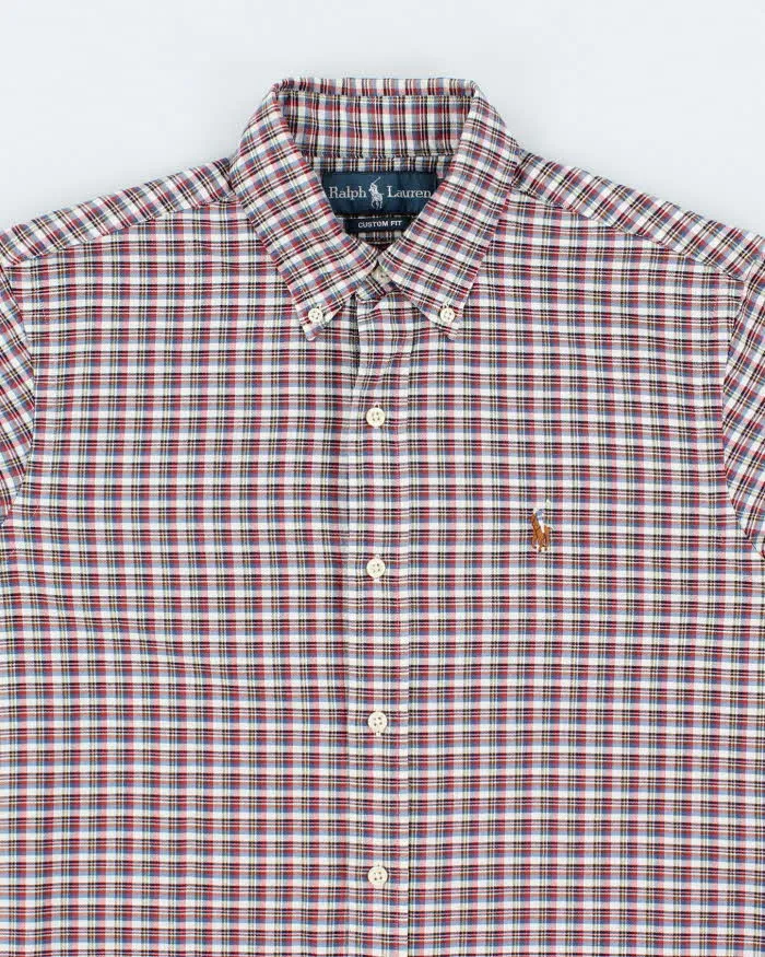 Vintage Ralph Lauren Check Long Sleeve Shirt - S sold by Rokit product image thumbnail 3