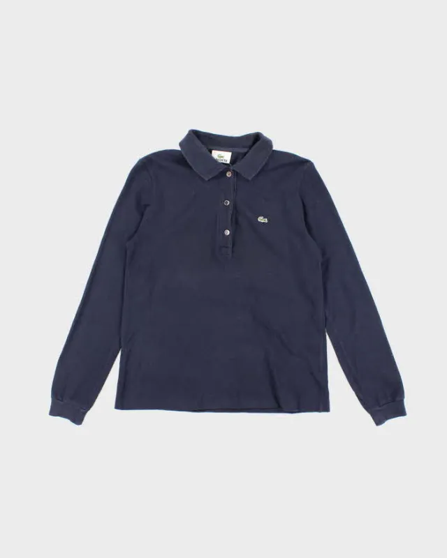 Vintage Lacoste Long Sleeve Polo Shirt - M sold by Rokit