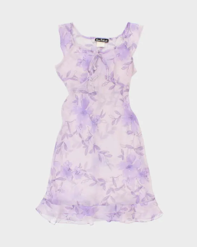 Vintage 90s Euro Mode Mesh Dress - M sold by Rokit