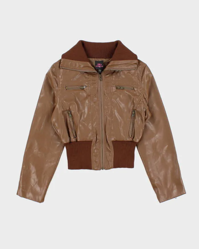 Vintage Y2k 00s Bebe Faux Leather Jacket - M sold by Rokit