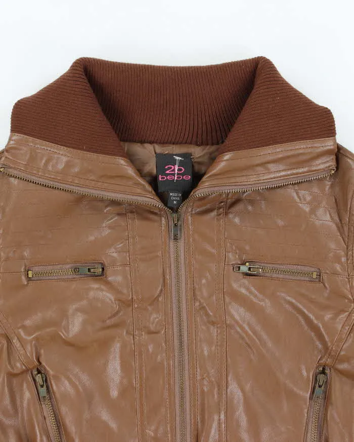 Vintage Y2k 00s Bebe Faux Leather Jacket - M sold by Rokit product image thumbnail 3