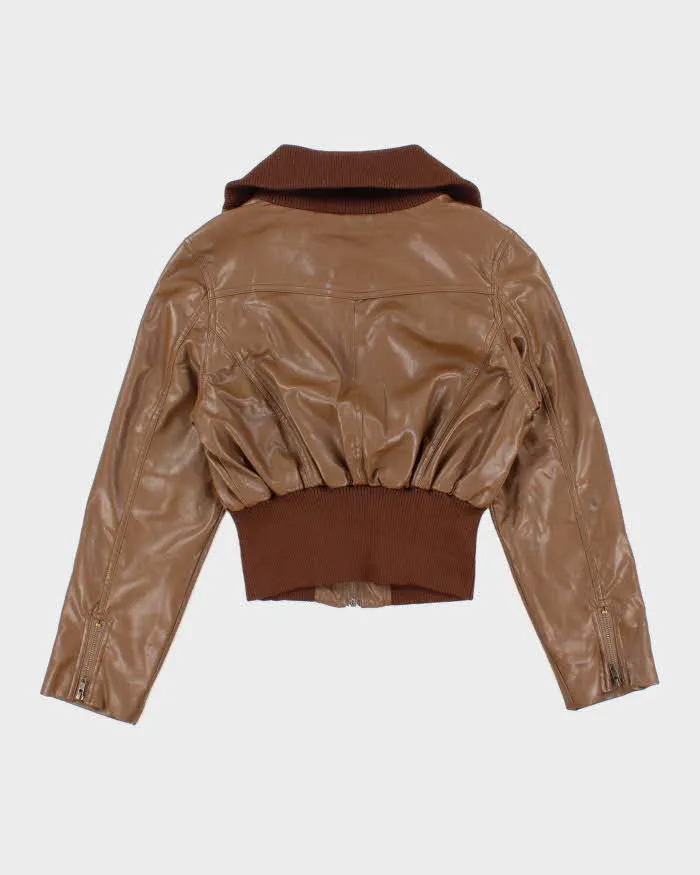 Vintage Y2k 00s Bebe Faux Leather Jacket - M sold by Rokit product image thumbnail 2