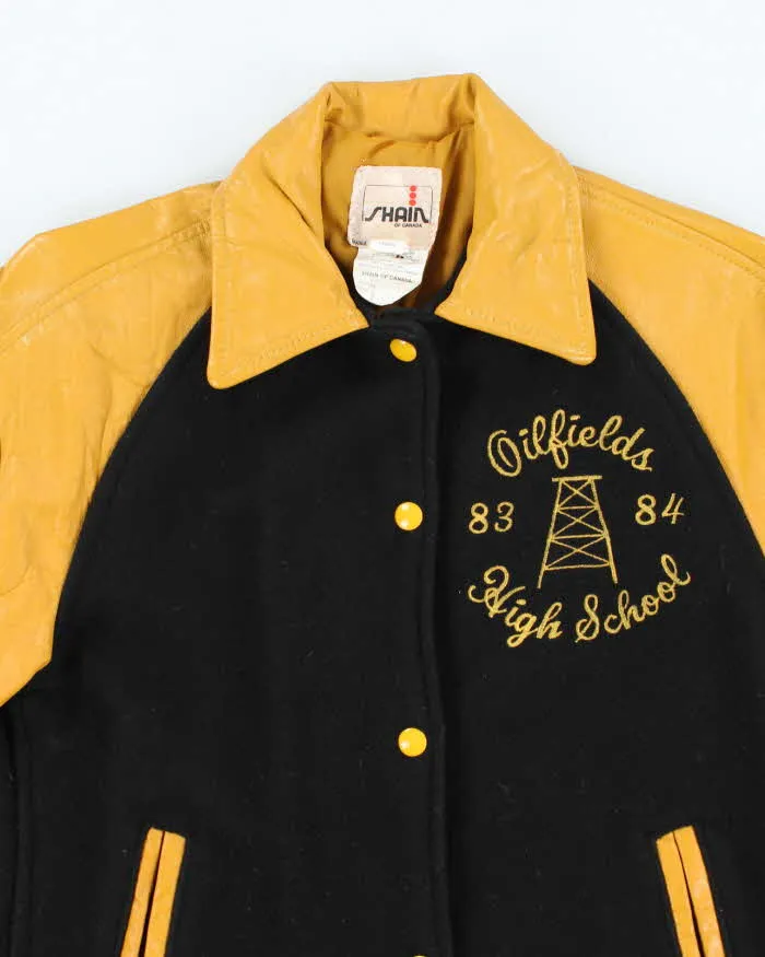 Vintage 80's Oilfields High School Embroidered Varsity Jacket - S sold by Rokit product image thumbnail 3