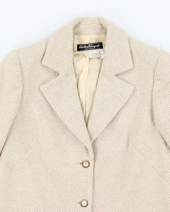 Vintage 80s 90s Salvatore Ferragamo Wool Blazer Jacket - S sold by Rokit product image thumbnail 3