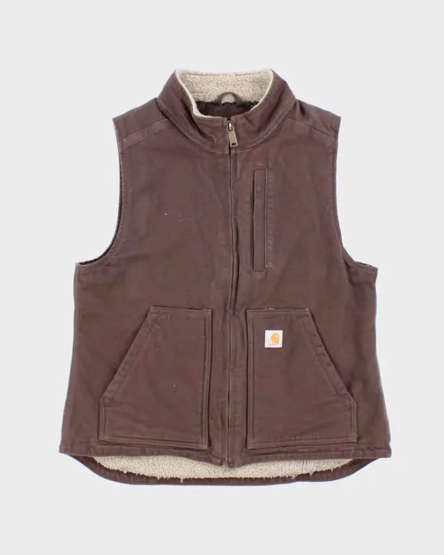 Vintage Carhartt Workwear Insulted Gilet - S sold by Rokit