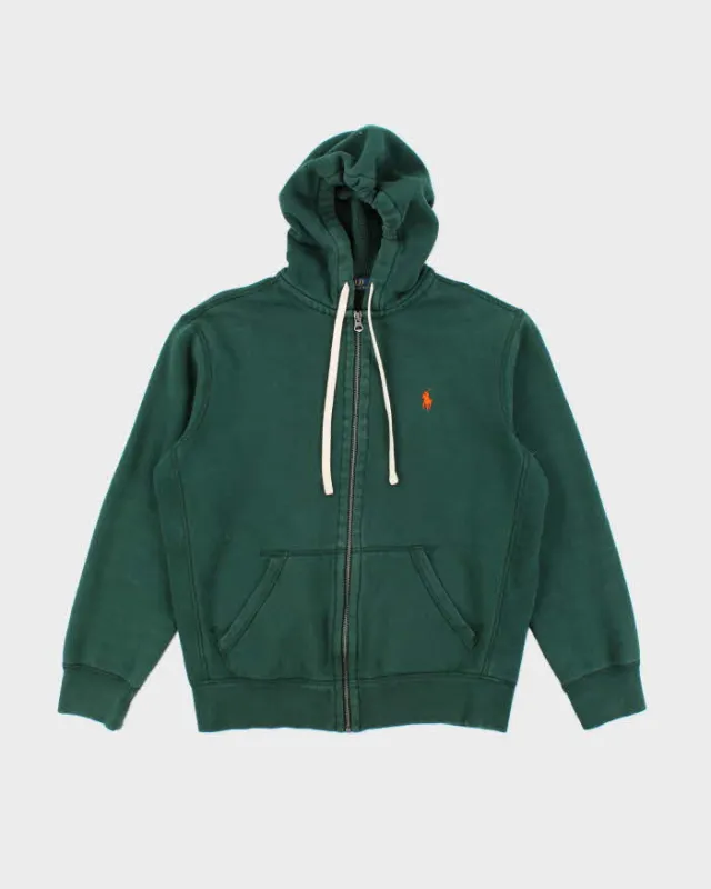 Vintage Polo Ralph Lauren Reverse Weave Zip-up Hoodie - M sold by Rokit