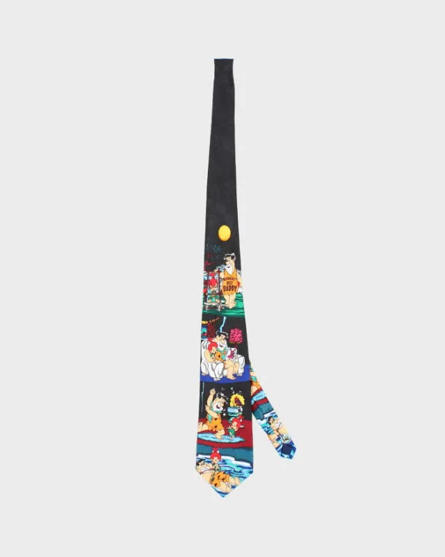 Vintage Flintstones Bedrocks Best Daddy Tie sold by Rokit