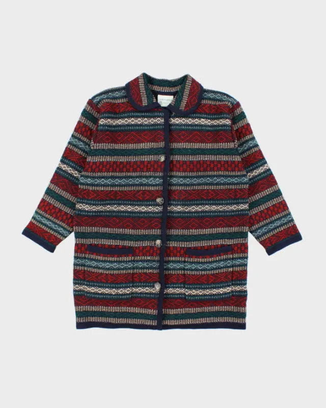 Vintage 80s 90s Laura Ashley Chunky Wool Cardigan - L sold by Rokit