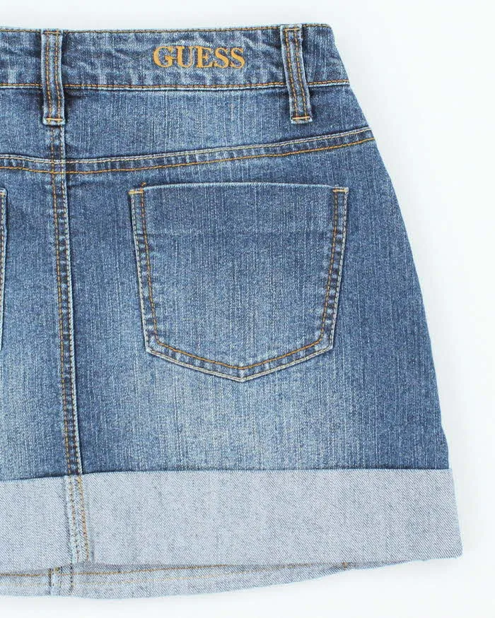 Vintage Y2k 00s Guess Denim Mini Skirt - XS sold by Rokit product image thumbnail 4