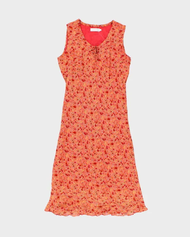 Vintage 90s To a T Paisley Pattern Dress - M sold by Rokit
