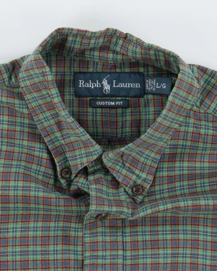 Vintage Ralph Lauren Check Long Sleeve Shirt - L sold by Rokit product image thumbnail 5