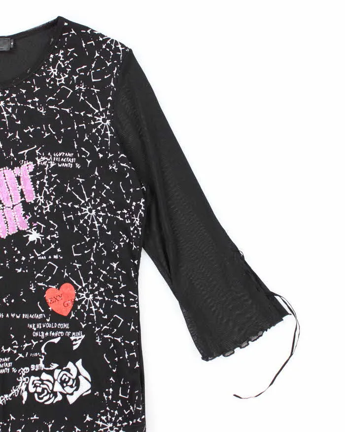 Vintage Y2k 00s Lolina Double Mesh Top - L sold by Rokit product image thumbnail 4