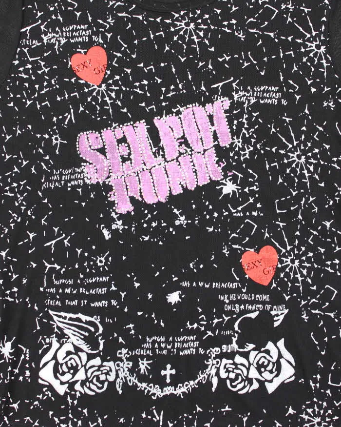 Vintage Y2k 00s Lolina Double Mesh Top - L sold by Rokit product image thumbnail 3