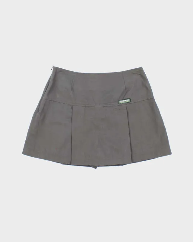 YK2 Kobron Skort Khaki Green Mini Skirt - S sold by Rokit