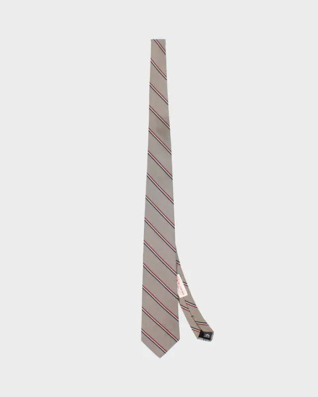 Vintage Lanvin Stripe Silk Tie sold by Rokit