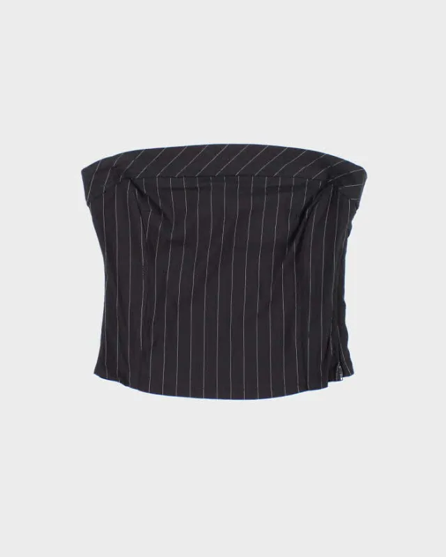 Vintage Y2k 00s Clockhouse Pin Stripe Top - S sold by Rokit