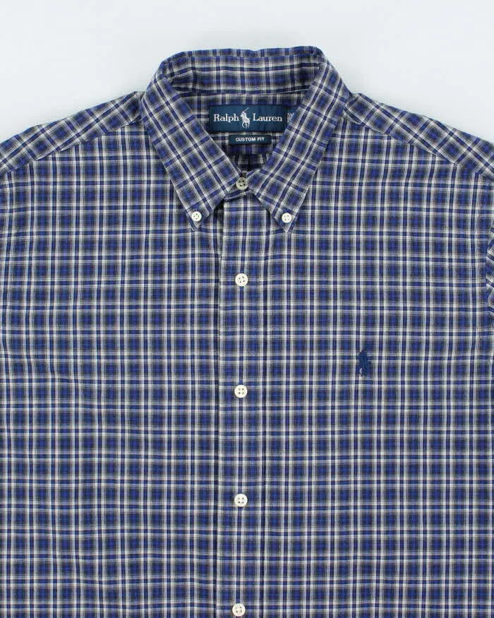 Vintage Ralph Lauren Check Long Sleeve Shirt - M sold by Rokit product image thumbnail 3