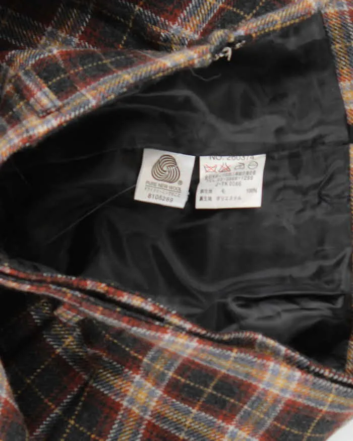 Vintage Wool Checked Long Skirt - XS sold by Rokit product image thumbnail 5