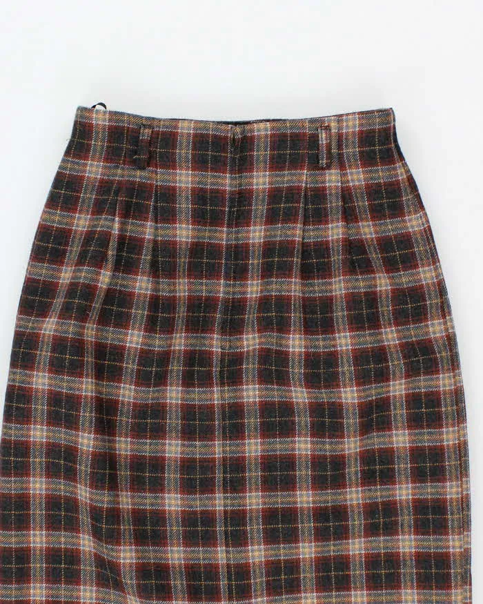Vintage Wool Checked Long Skirt - XS sold by Rokit product image thumbnail 4