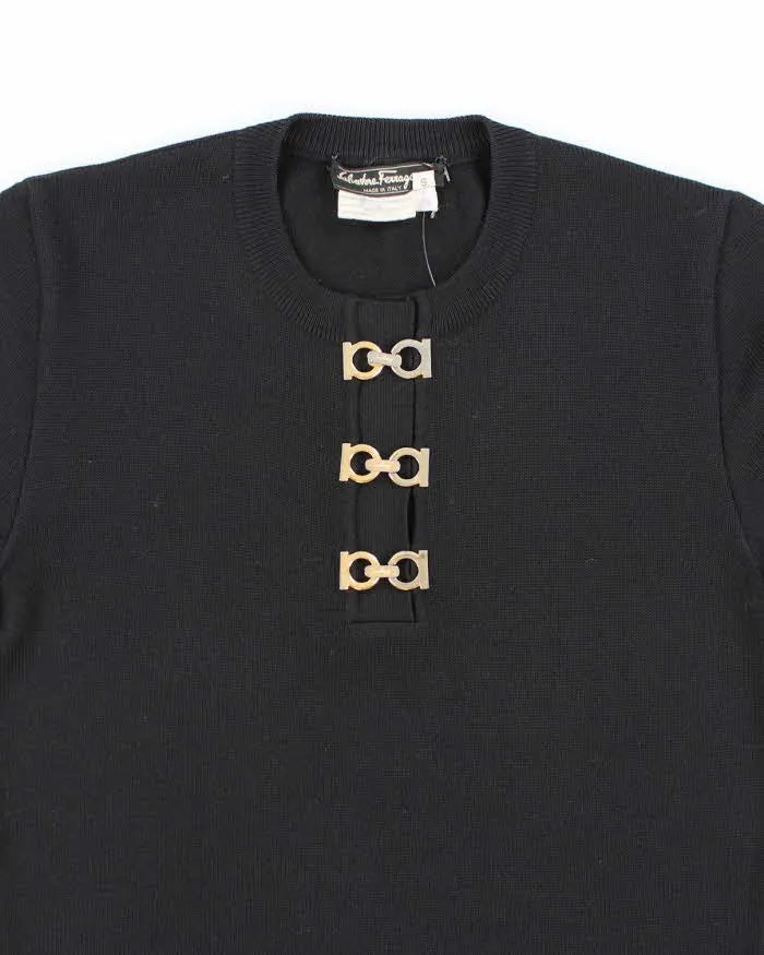 Vintage 90s Salvatore Ferragamo Wool Jumper - S sold by Rokit product image thumbnail 3
