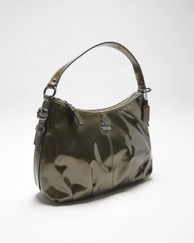 Vintage Y2k 00s Coach Patent Mini Handbag sold by Rokit