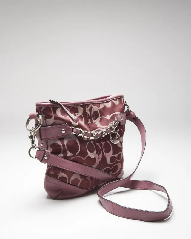 Vintage Y2k 00s Coach Monogram Shoulder Bag sold by Rokit