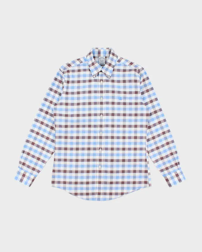 Vintage Brooks Brothers Check Long Sleeve Shirt - S sold by Rokit