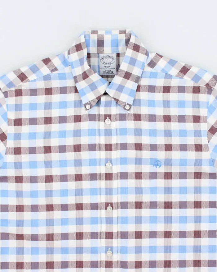 Vintage Brooks Brothers Check Long Sleeve Shirt - S sold by Rokit product image thumbnail 3