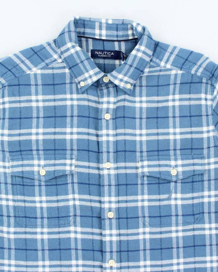Vintage Nautica Flannel Shirt - M sold by Rokit product image thumbnail 3
