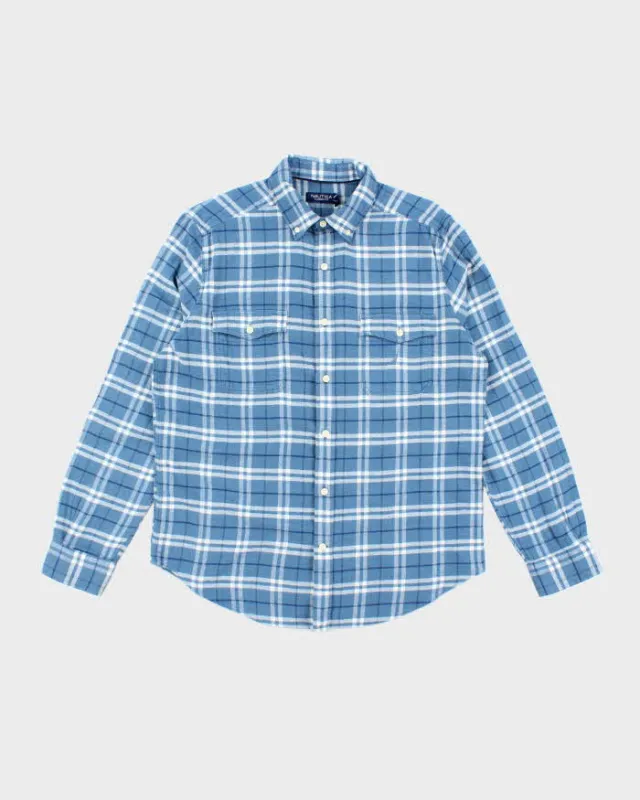 Vintage Nautica Flannel Shirt - M sold by Rokit