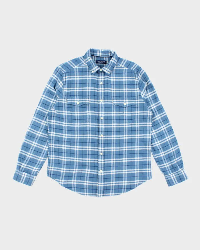 Vintage Nautica Flannel Shirt - M sold by Rokit