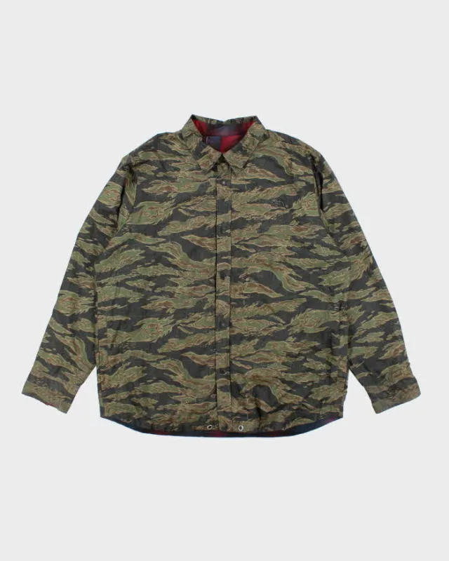 Vintage The North Face Camouflage Reversible Jacket - XXL sold by Rokit