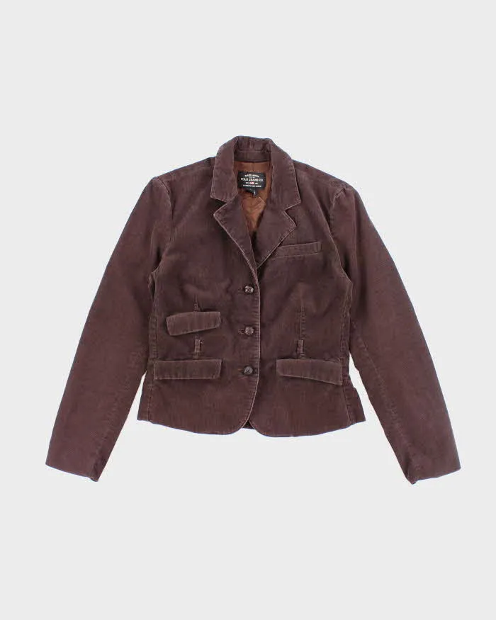 Vintage Polo Jeans Ralph Lauren Corduroy Blazer Jacket - S sold by Rokit
